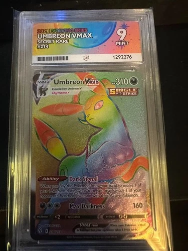 Umbreon VMAX 214/203 Secret Rare Evolving Skies Ace 9