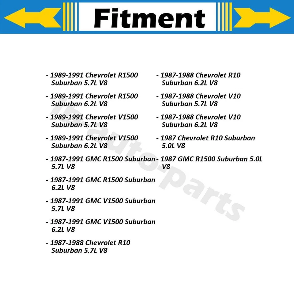 Cable de freno de estacionamiento trasero Dorman 2x para Chevrolet R10 Suburban 1987 1988 5,7 L Foto 2 de 4