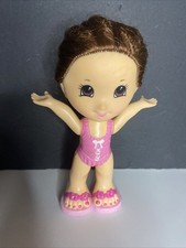 Fisher Price Snap ‘n Style 7 Inch Doll Red Hair Pink Swimsuit No Accessories