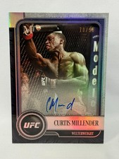 2019 Topps UFC Museum Collection Curtis Millender Auto 1st Auto 70/99