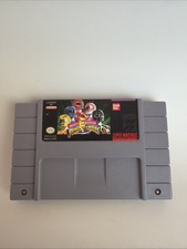 Mighty Morphin Power Rangers SNES Super Nintendo Authentic Tested Working OEM