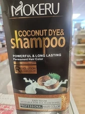 MOKERU 500ML Permanent Hair Dye Instant Fast Hair Dye Color Shampoo Coconut DYE