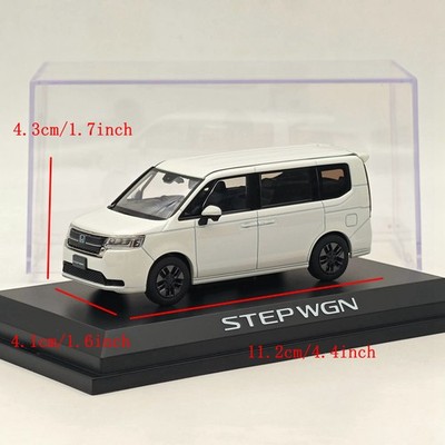 HJ 1/43 STEP WGN e:HEV SPADA Platinum White HJ432004W Diecast Model US in Stock