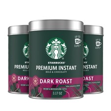 Starbucks Premium café instantané, foncé 3,17 onces (paquet de 3), torréfaction 