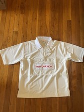 New Balance Made in USA - Mesh Polo - Sea Salt Cream - Men’s Medium - NWT