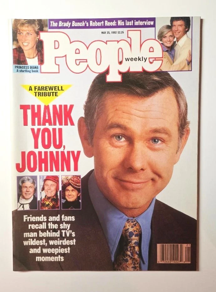 People 1992 Farewell Tribute Johnny Carson / Robert Reed last interview. - Image 1 of 1