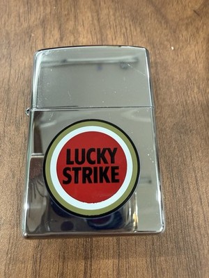 Vintage 1990 Lucky Strike Bullseye Zippo Lighter   USA