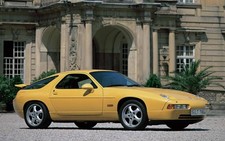 Peelable Wall Poster Sticker Porsche 928 Gts 1991 Yellow 921576
