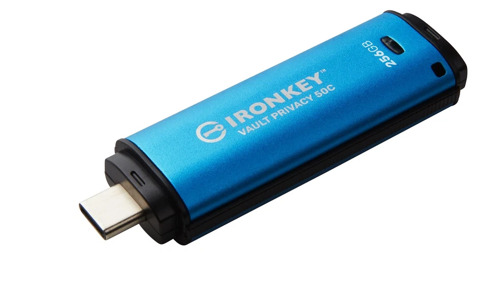 Ironkey Vault Privacy 50 USB-C 256GB Flash Drive | FIPS 197 Certified | XTS-A... - Image 3 of 4