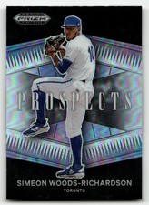 2021 Panini Prizm Draft Picks #P-SW Simeon Woods-Richardson Prospects Silver