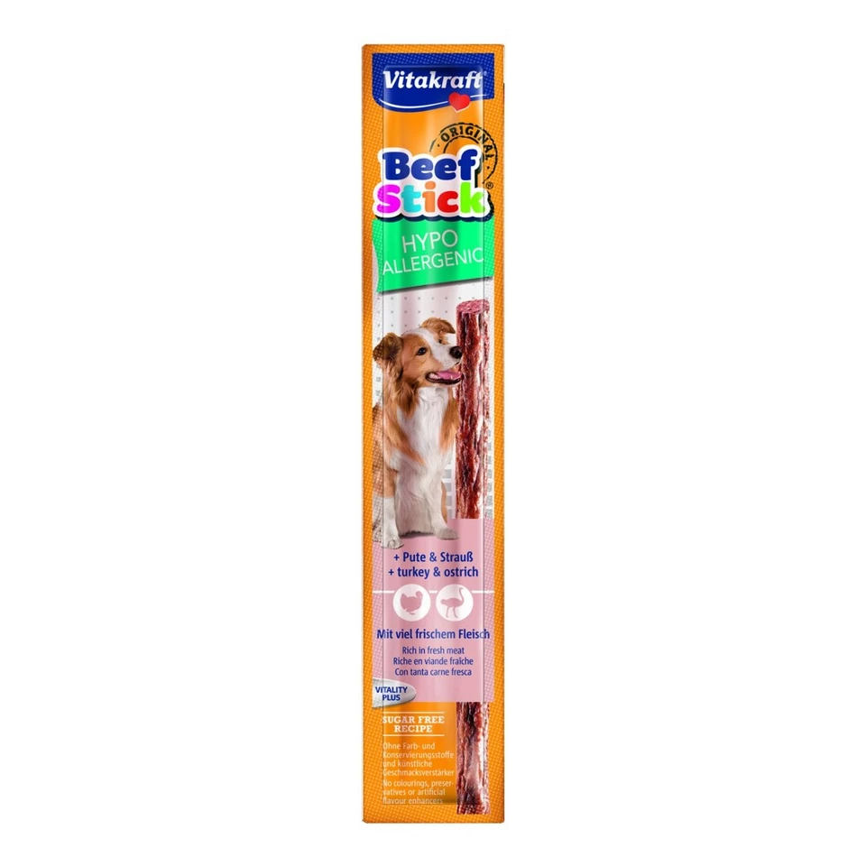 Vitakraft Beef Stick Hypoallergenic - 50 x 12g - Hundeleckerli Allergie Hund
