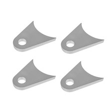 4-Pack Heavy-Duty Steel Weld-On Tabs   1/4" Thick Shock/Axle Mounts   1/2"