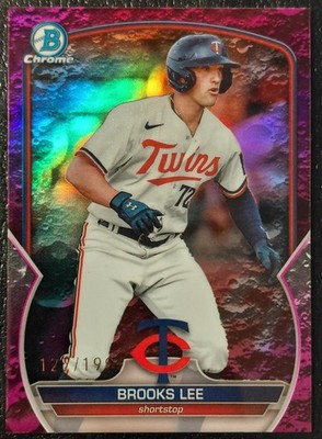 2023 Bowman Draft Chrome Brooks Lee #BDC-75 Fuchsia Lunar Refractor /199