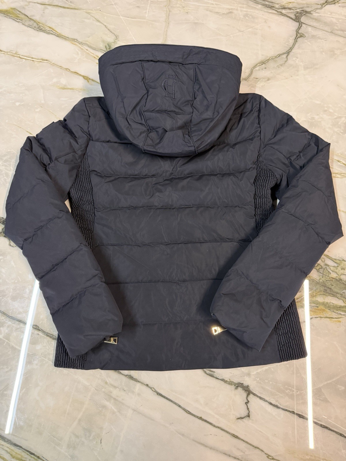 Holland Cooper Logan Puffer Jacket Ink Navy Women’s XS New Without Tags image 7