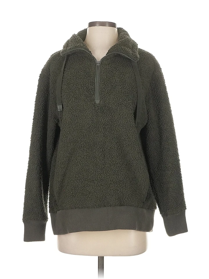 Athleta Women Green Sweatshirt XS