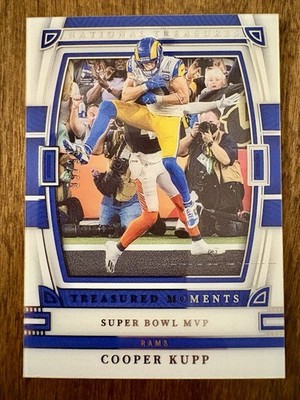 2022 Panini National Treasures Cooper Kupp Treasured Moments #TM-CKU /99 Rams
