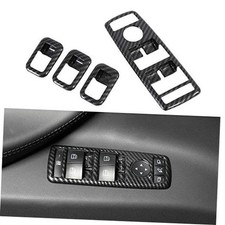 Bezel Frame for Window Lift Switch Button Panel Cover imitation carbon fiber