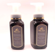 Bath  Body Work Gentle Foaming Hand Soap Mahogany Teakwood 8.75oz Set of 2