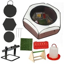 Brooder Box for Chick Starter Kit - 2025 Upgrade Chicken Brooder Tent Bundles