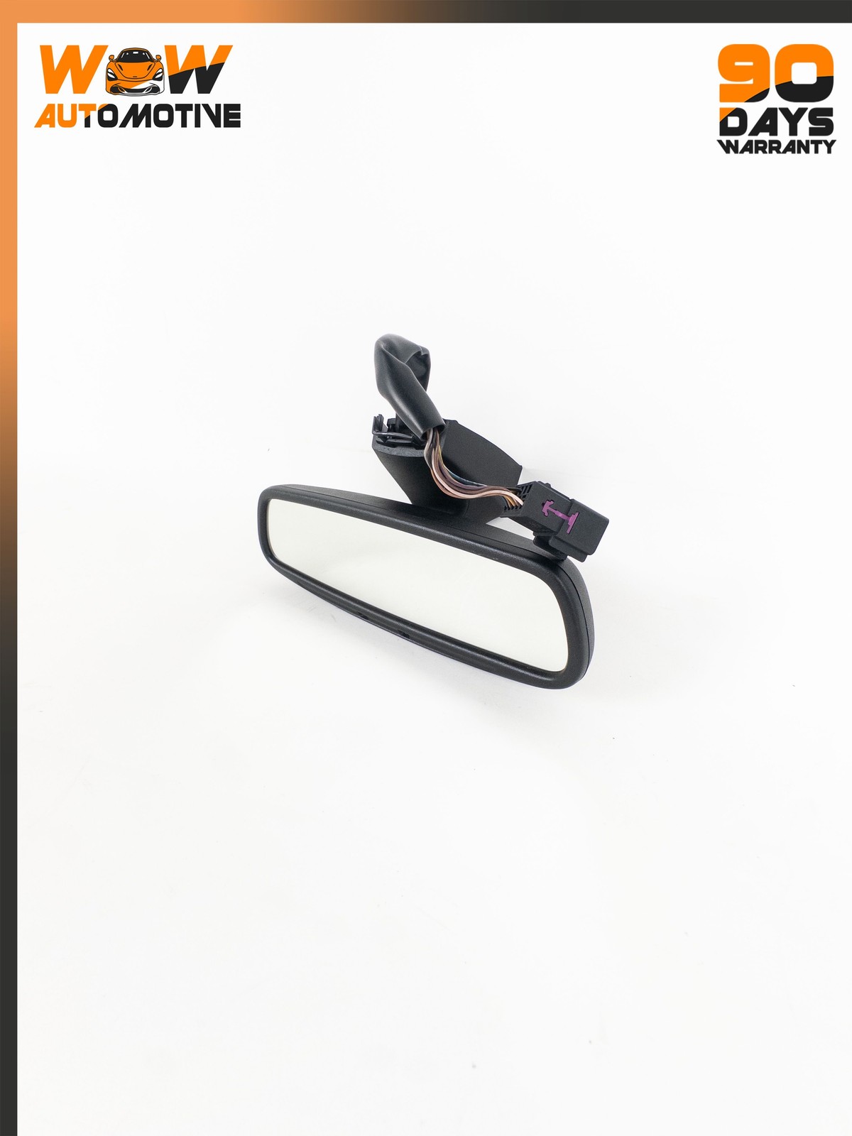 08-19 MASERATI GRANTURISMO S FRONT COMPLETE INNER REAR VIEW MIRROR BLACK OEM