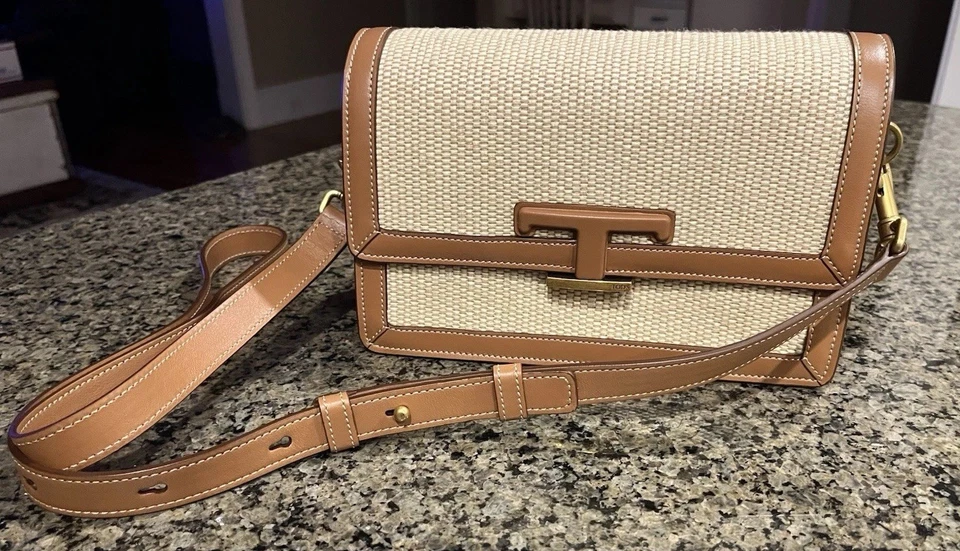 Bolsa de mão de couro de lona Tod’s - Imagem 2 de 4