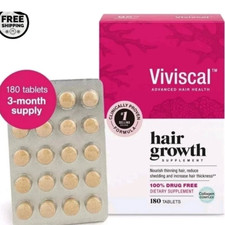 Viviscal Hair Growth Supplement for Women 180 Tablets - 3 Month Supply free ship