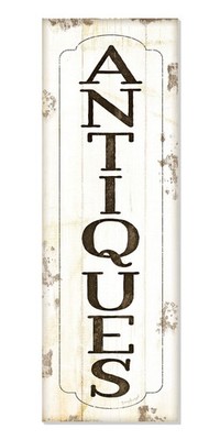 Antiques Wood Rustic Style Wall Décor Sign