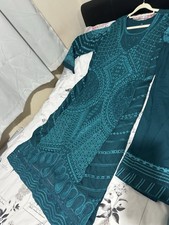 Embroidered Asian Wedding Dress Kurta Size 12