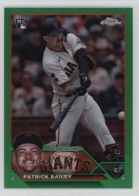 2023 Topps Chrome Update Green Refractor 22/99 Patrick Bailey Rookie RC 11nq