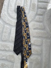2X Men?s Ties Zodiac St Michael M&S Silk Black Grey Gold Navy