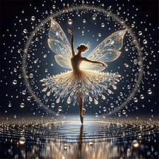 Dance DIY Diamond Art Kits for Adults, 5D Diamond Painting Kits for Adults, Gem