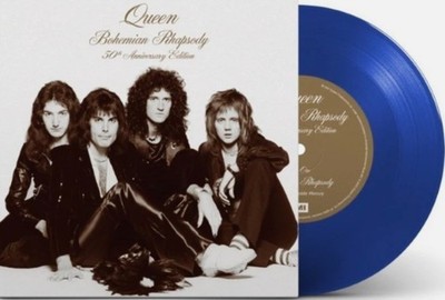 Queen   Bohemian Rhapsody 7'' Vinyl Record Limited Blue 2025 Anniversary