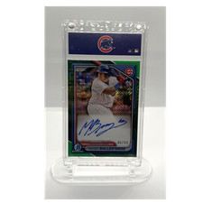 Topps 2024 Bowman Chrome Mojo Auto Moises Ballesteros #BMA-MB Green /99 Cubs