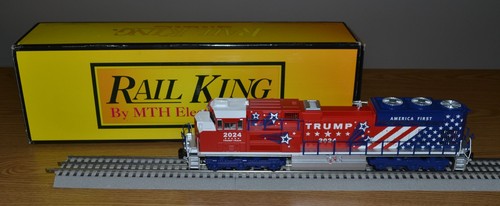 Rail King Trump 2024 SD70ACe Imperial Diesel LN 30-20824-1e MTH PS 3.0 - VIDEO | Zustand: Used