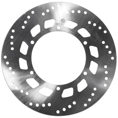Disque frein Brembo Oro 68B407D0 avec homologation, rigide AV/AR 282x5mm - Photo 1/2