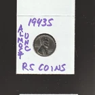 1943S    AU    LINCOLN  CENT   ~ALMOST   UNCIRCULATED ~  RS COINS #37P FREE SHIP