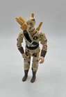 GI Joe Black Major Custom Dessert Ninja Action Figure w Backpack Swords Bow Nun