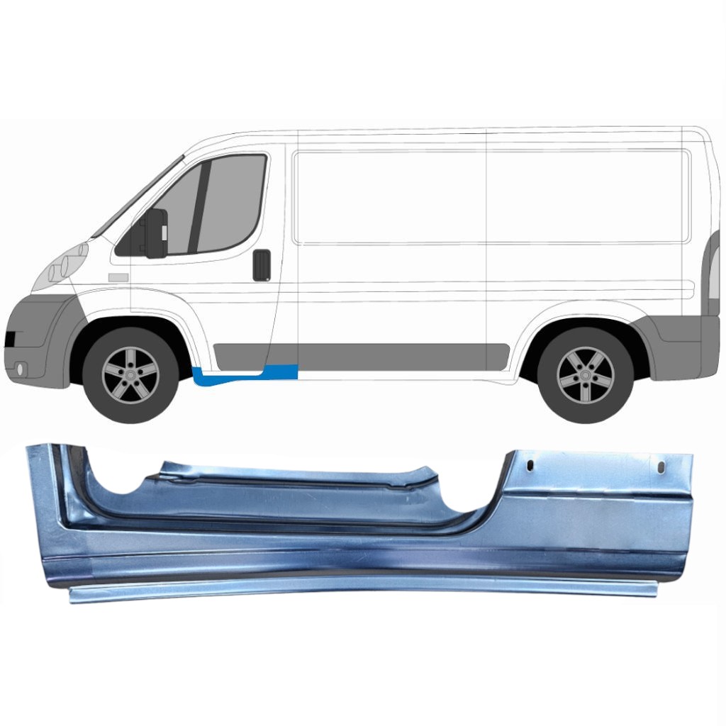 Front door sill repair panel for Peugeot Boxer 2006-2014 / Left