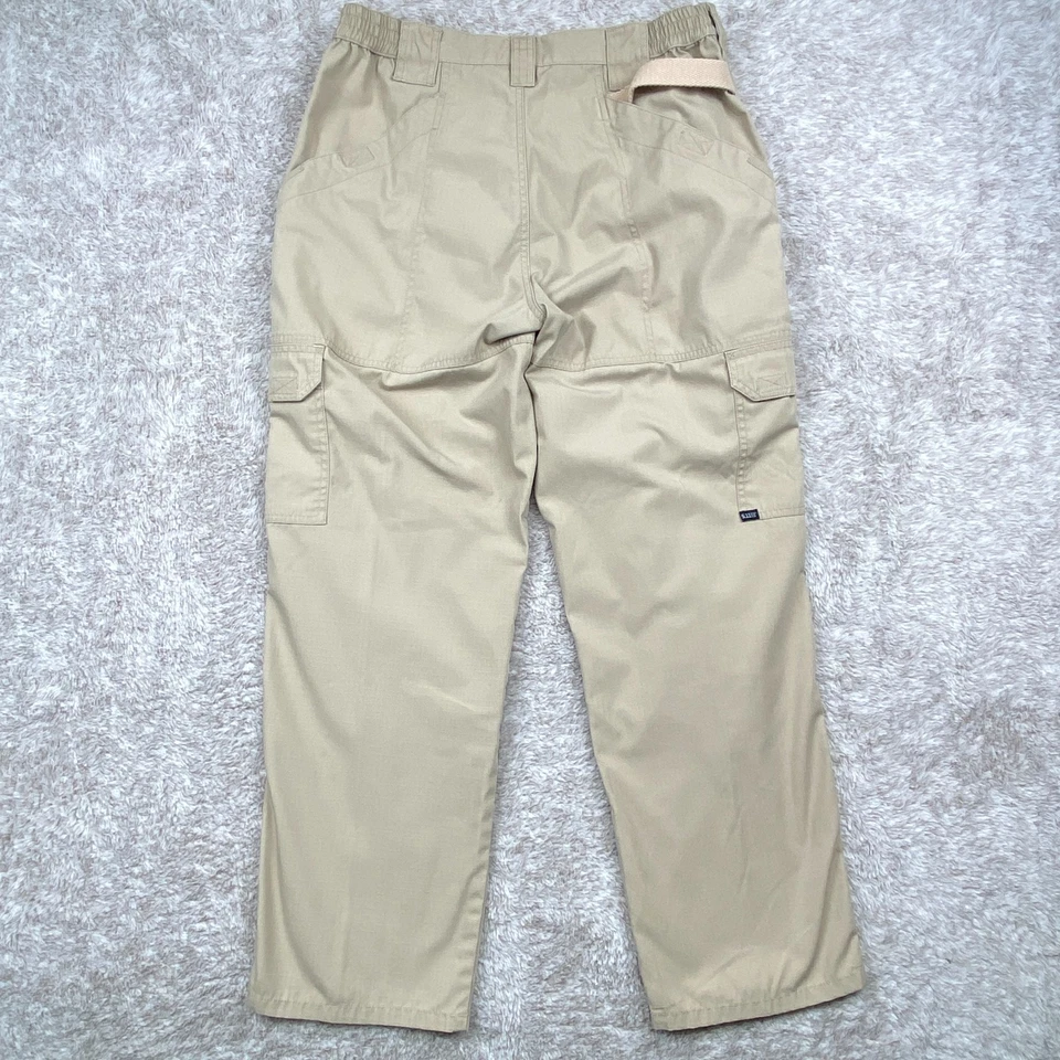 Calça tática masculina 5.11 Taclite Pro 34x30 bege Ripstop Cargo Gorpcore 74273 - Imagem 2 de 4