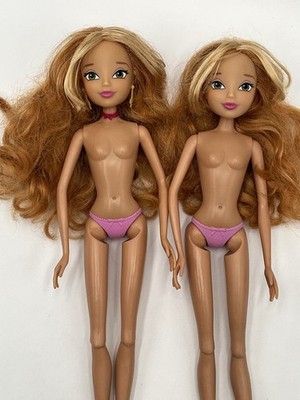 2 Winx Club Flora Rock Concert Collection 11.5  Dolls Jakks Pacific 2012 GREAT