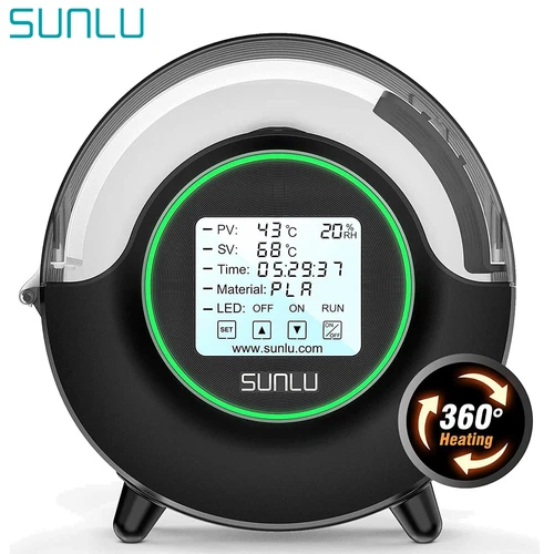 SUNLU S2 Filament Trockner für 3D Drucker Filament 360° Heizung Filament Halter