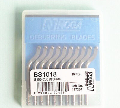 New 10pcs NUODA BS1018 S100 Blades Hand Deburring Tool