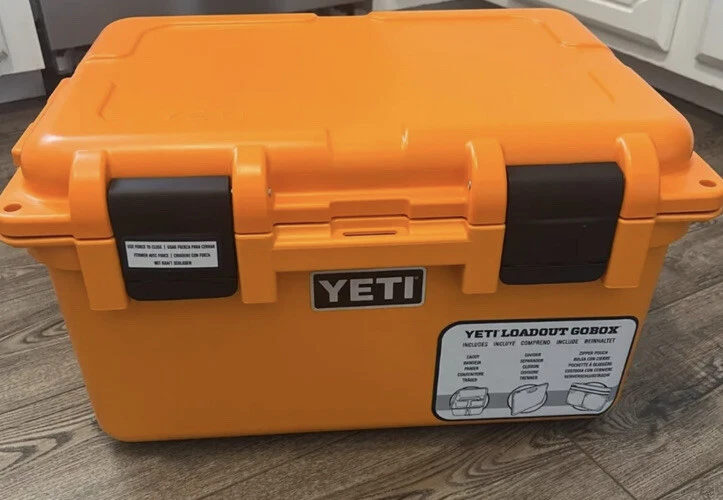 Rare New Yeti LoadOut GoBox 30 Gear Case - King Crab Orange - FAST SHIPPING  888830079768