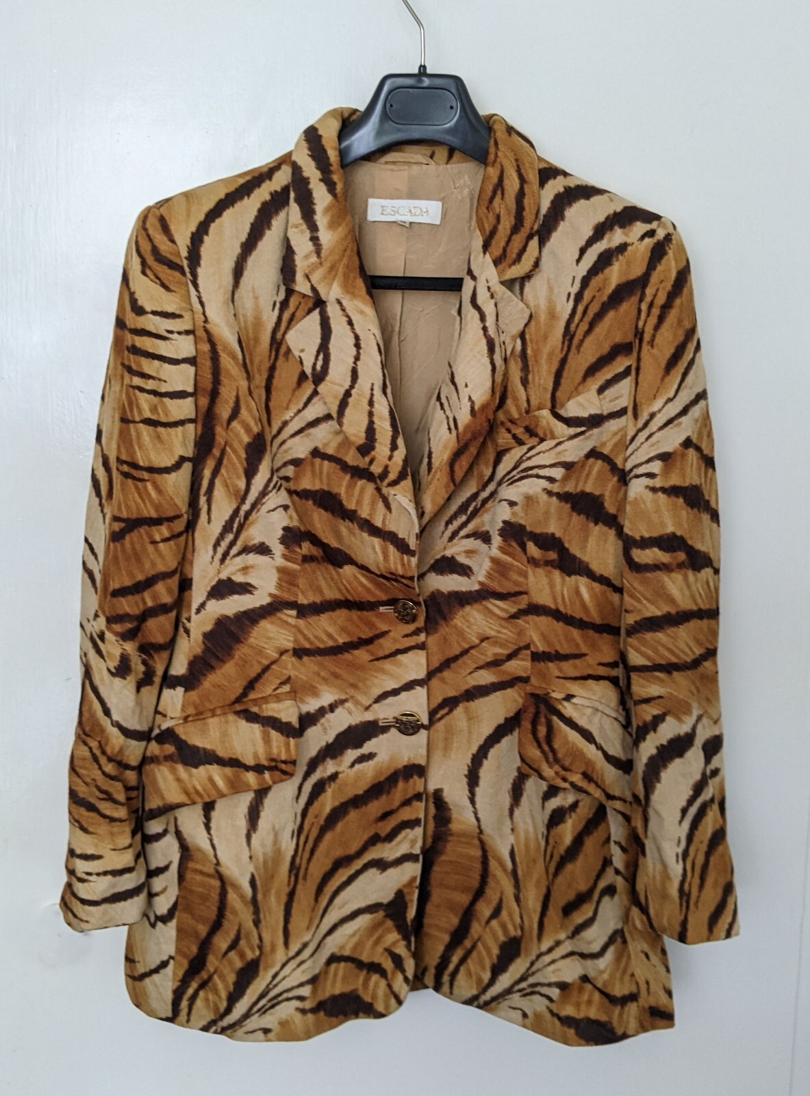Escada jacket, tiger pattern, size 40 - image 1