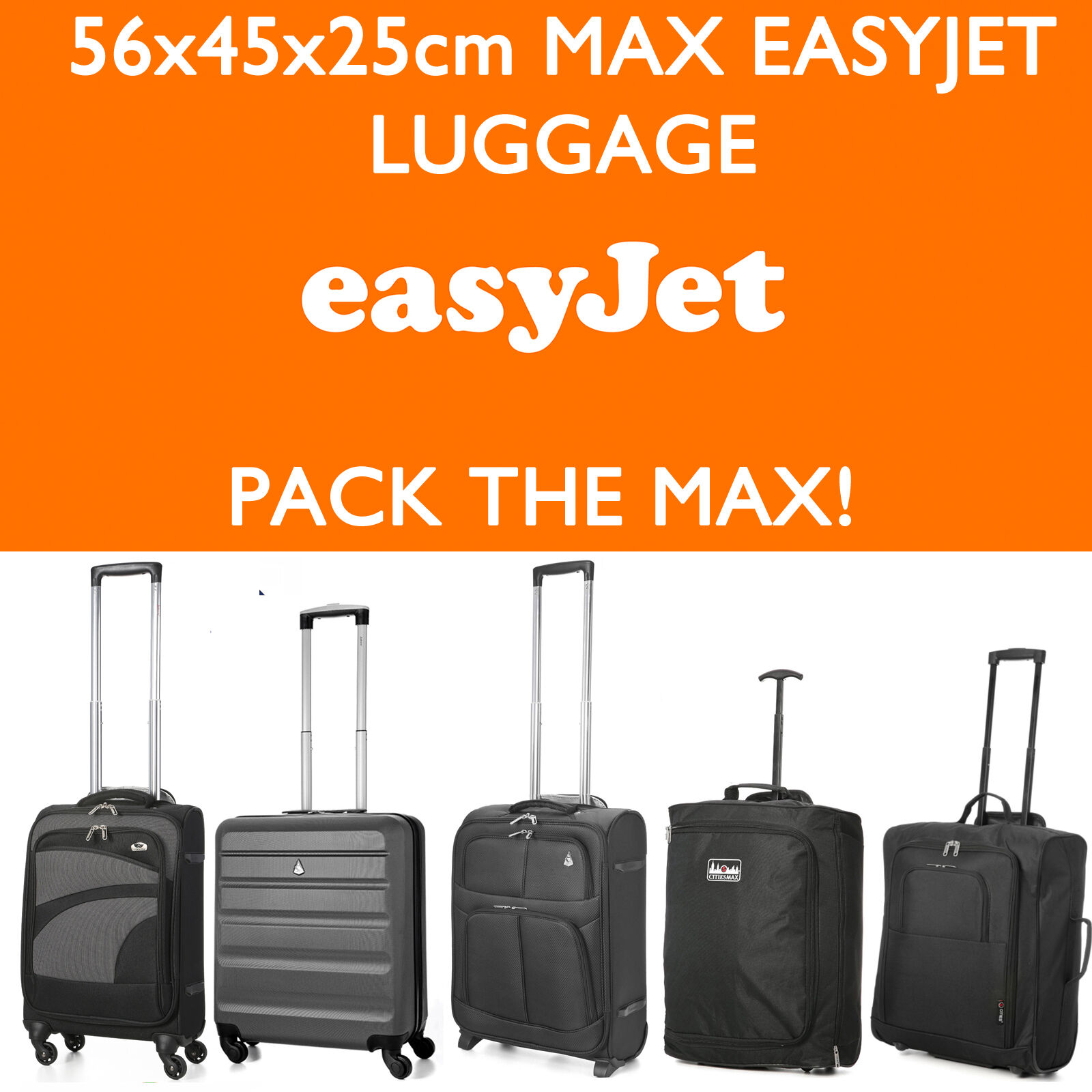 easyjet travel luggage size