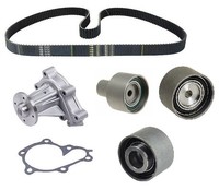 Timing Belt Tensioner Roller Water Pump Kit Fits Nissan 300zx 90-93 Dohc on sale Timing Belt Tensioner Roller Water Pump Kit Fits Nissan 300zx 90-93 Dohc on sale