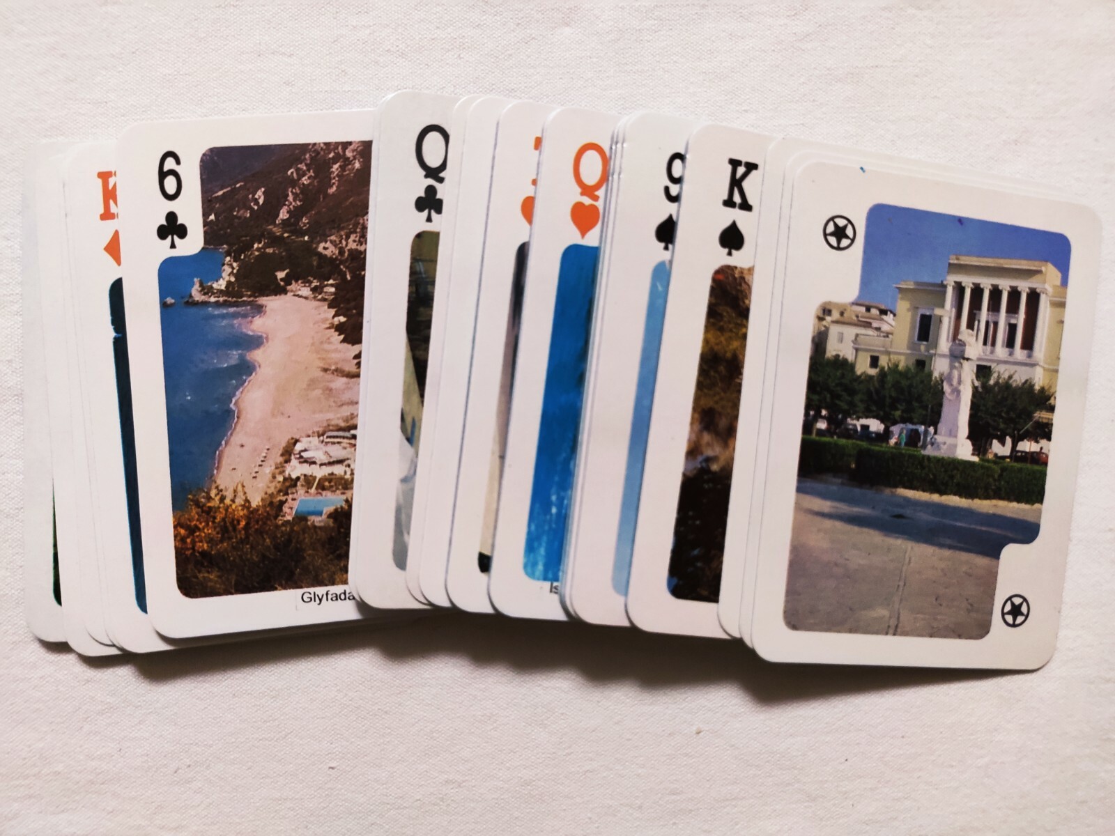 Corfu Greece Souvenir Playing Cards for Bridge or Poker