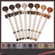 Heavyweight Cast Iron Radiator Wall Stays (10 Metallic Finishes) Adjustable