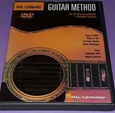 GUITAR METHOD DVD - Hal Leonard Acoustic Electric Beginner Rock Chord Lessons