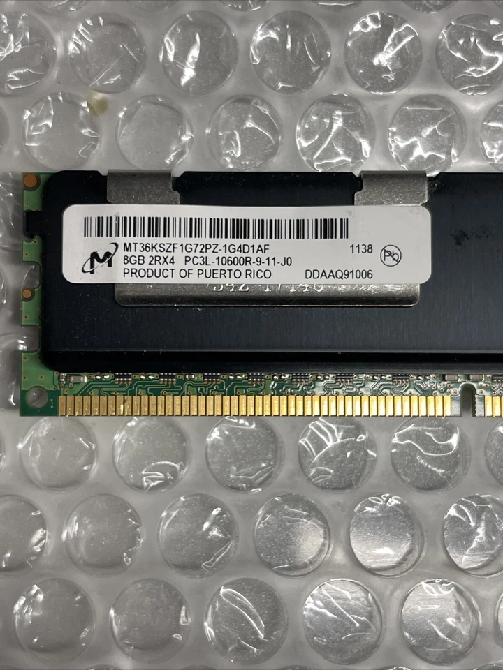 Hynix, M, Dataram, Samsung memory ram ddr3 (8gb X 8) 10600R / 12800R - Image 3 of 4